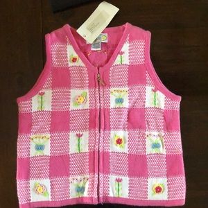 New with tags children sweater vest